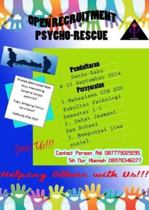 Open Recruitment Psycho Rescue